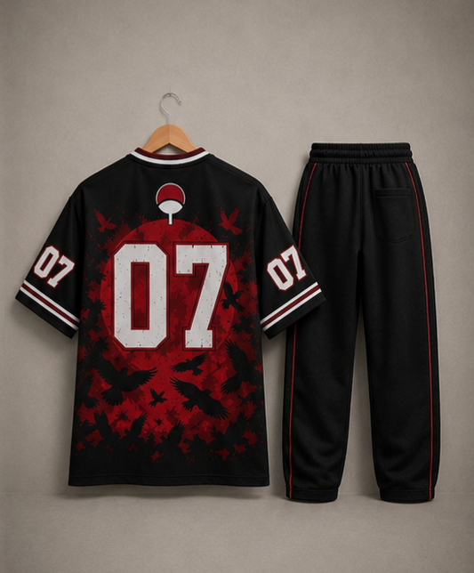 Akatsuki Anime Co-Ord Set – Premium Oversized Summer Jersey & Joggers