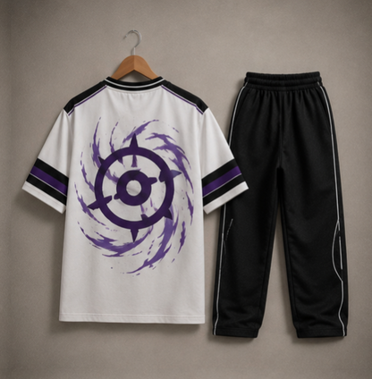 Gojo Anime Co-Ord Set – Oversized Streetwear Jersey & Joggers